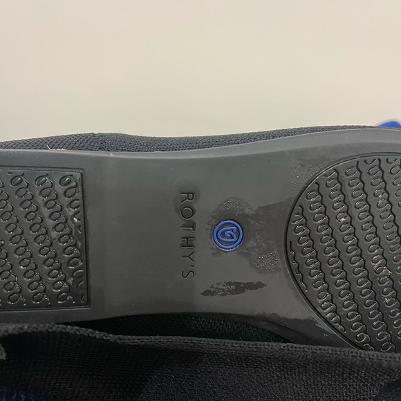 Rothy’s Women’s Round Toe Black Knit Ballet Flats Size 7.5 - Picture 7 of 11